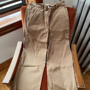 Everlane Ochre Wide Leg Cropped Pants | Size 6 Regular